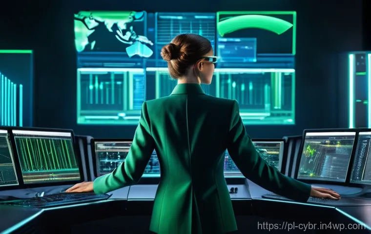 사이버 보안 자동화 도구의 활용 사례 - **Prompt 1: The SOAR Orchestra Conductor**
"A futuristic, high-tech Security Operations Center (...