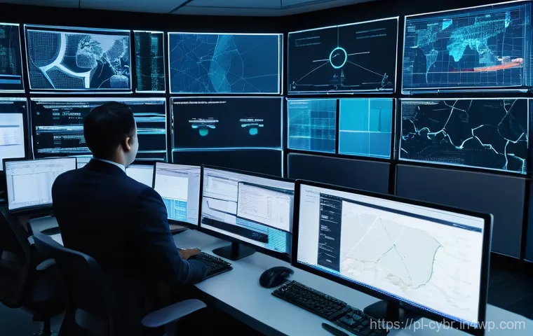 사이버 보안 자동화 도구의 활용 사례 - **Prompt 2: Automated Threat Neutralization in Action**
    "A dynamic, abstract depiction of cybers...